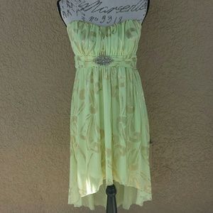 BCX Dress Jr's Size 13 Prom Dress-Lime Green